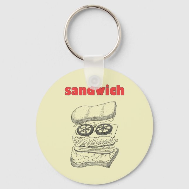 Sandwich Keychain (Front)