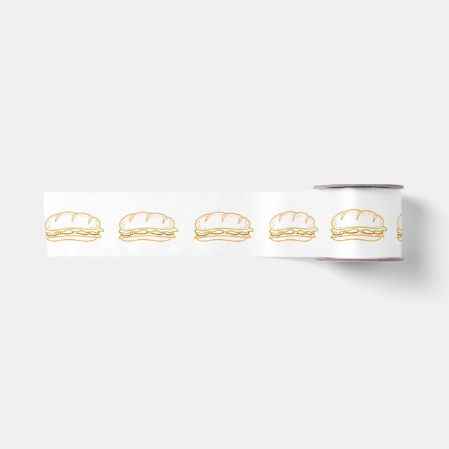 Sandwich Lining Satin Ribbon (Front)