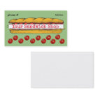 Sandwich Sub Shop Loyalty Punch Cartes de visite