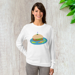 Sandwich with Veggie Sides Fun Food T-Shirt