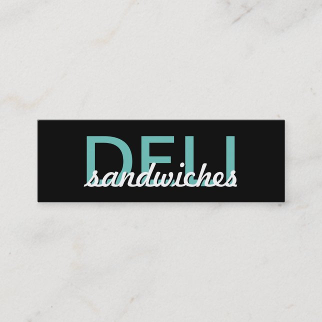 sandwichs deli carte punch (Devant)