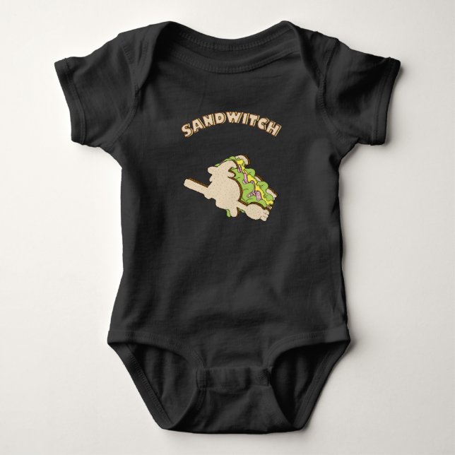 Sandwitch Baby Bodysuit (Front)