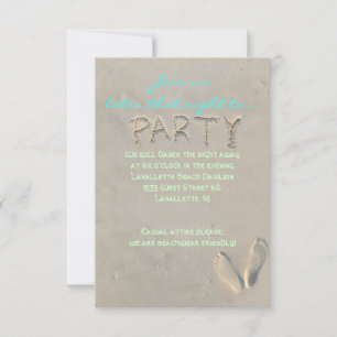 SANDY Bat Mitzvah Party Reception Card