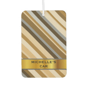 Sandy Beach Colours Inspired Striped Pattern & Nam Air Freshener