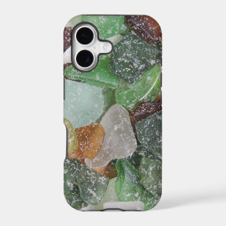 Sandy beach glass iPhone case