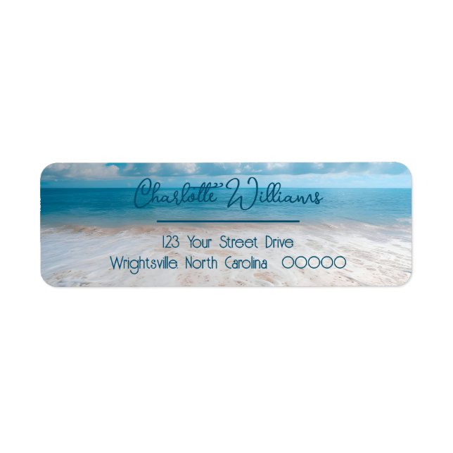 Sandy Beach Graduation Return Address (Front)