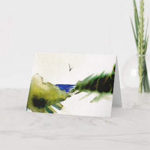 Sandy Beach Greeting Card