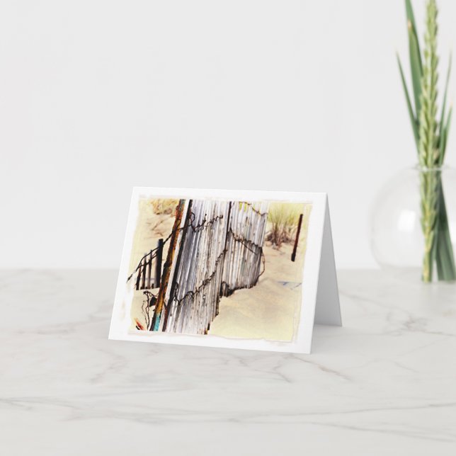 Sandy Beach Note Cards Blank Inside (Front)