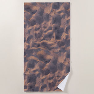 Sandy Beach Photo Beach Towel