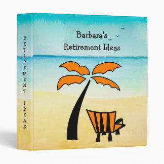Sandy Beach Retirement Ideas Binder