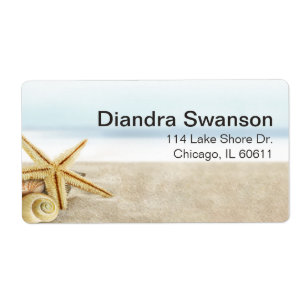 Sandy Beach Starfish Seashells