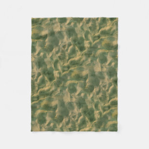 Sandy Beach Structure Photo Fleece Blanket