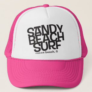Sandy Beach Surfing Trucker HAt