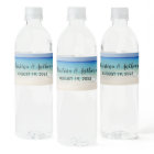 Sandy Beach Water Bottle Label Wedding Favour