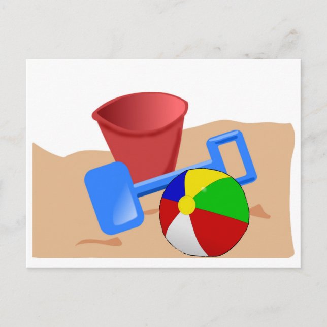 Sandy Beaches Postcard (Front)