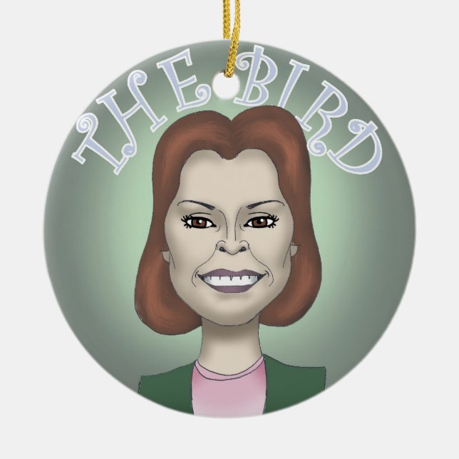 Sandy Ceramic Ornament (Front)