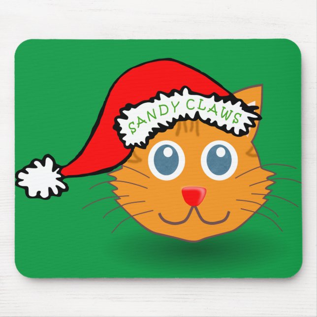 Sandy Claws Mouse Pad (Front)