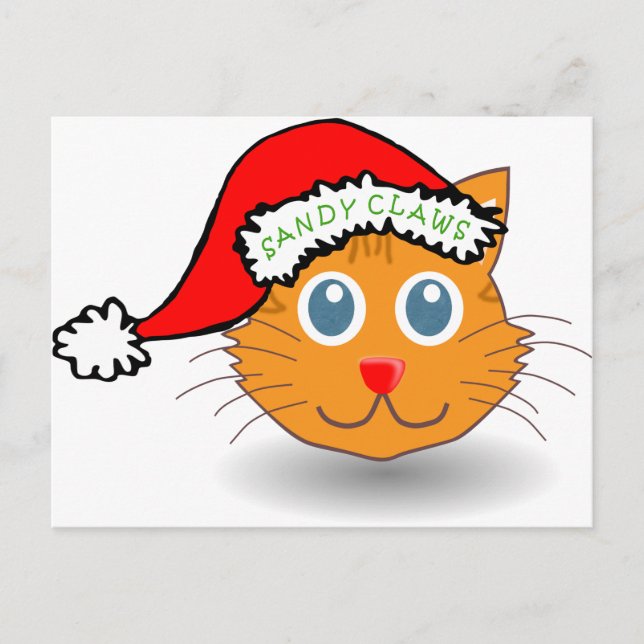 Sandy Claws Postcard (Front)