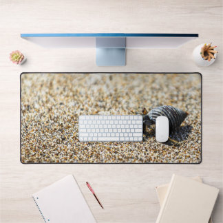 Sandy Desk Crab Desk Mat