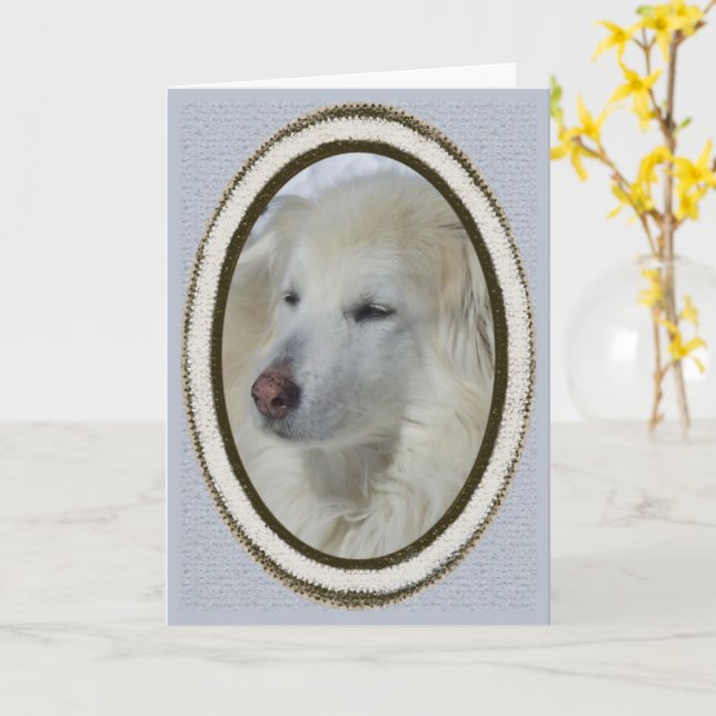 *Sandy Dog - Missing You Card (Yellow Flower)