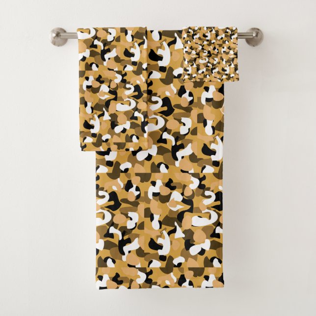 SANDY FORCE CAMO BATH TOWEL SET (Insitu)