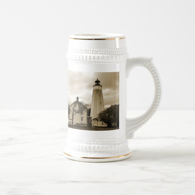 Sandy Hook Lighthouse Beer Stein (Right)