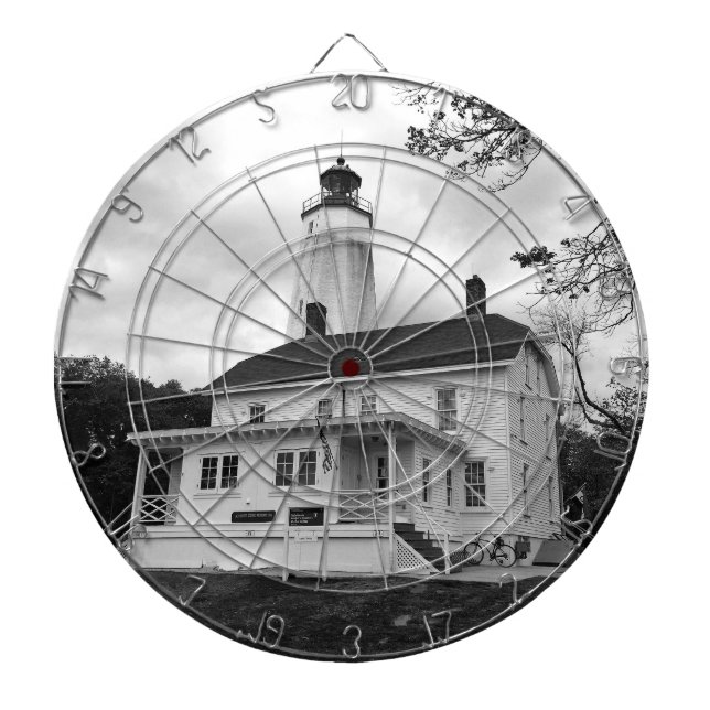 Sandy Hook Lighthouse Dartboard (Front)