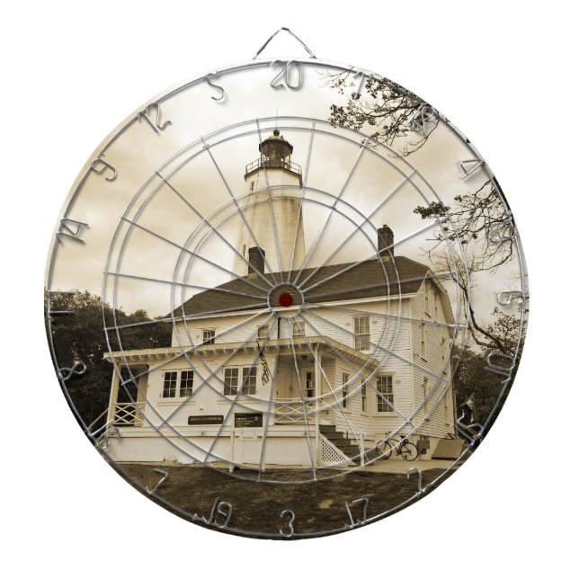 Sandy Hook Lighthouse Dartboard (Front)