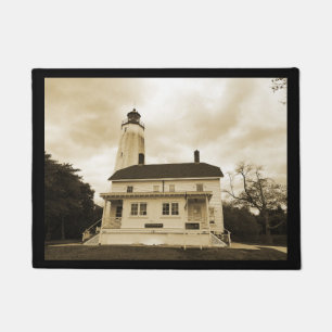 Sandy Hook Lighthouse Doormat