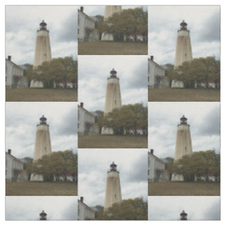 Sandy Hook Lighthouse Fabric