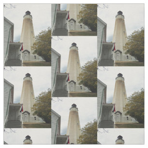 Sandy Hook Lighthouse Fabric