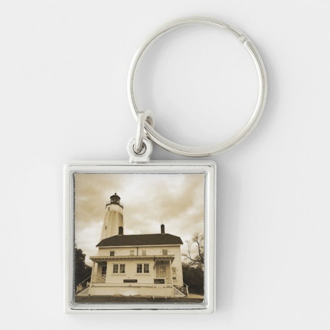 Sandy Hook Lighthouse Keychain (Front)