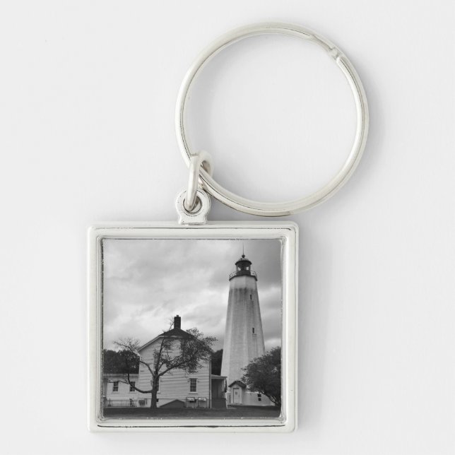 Sandy Hook Lighthouse Keychain (Front)