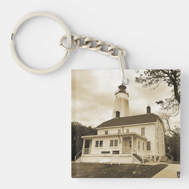 Sandy Hook Lighthouse Keychain (Front)