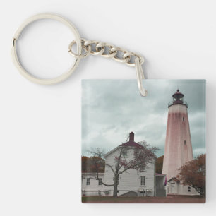 Sandy Hook Lighthouse Keychain