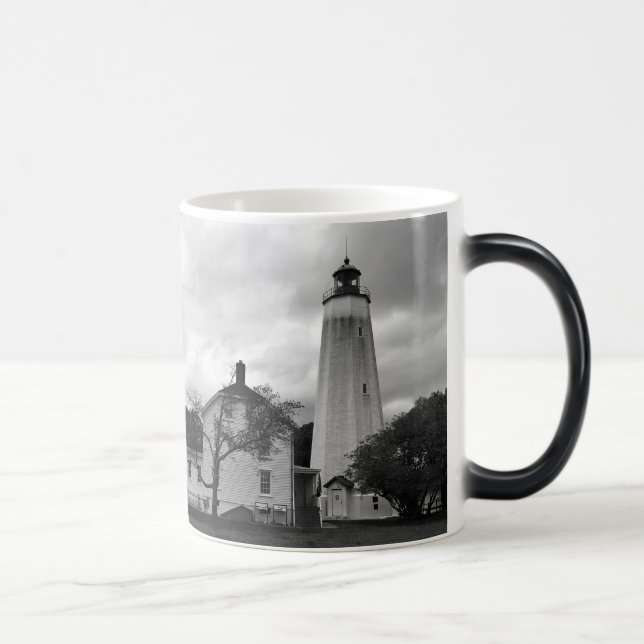 Sandy Hook Lighthouse Magic Mug (Right)
