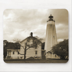 Sandy Hook Lighthouse Mouse Pad