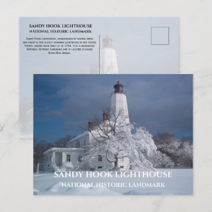 Sandy Hook Lighthouse National Historic Landmark Postcard
