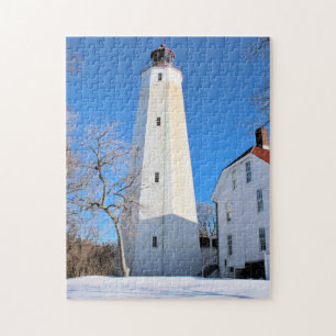 Sandy Hook Lighthouse, New Jersey Jigsaw Puzzle