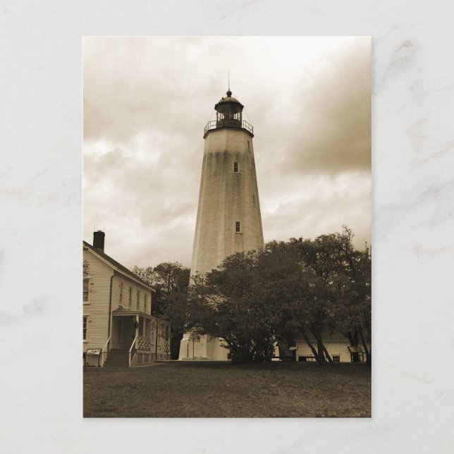 Sandy Hook Lighthouse Postcard (Front)