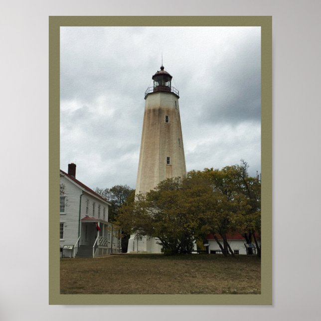 Sandy Hook Lighthouse Poster (Front)