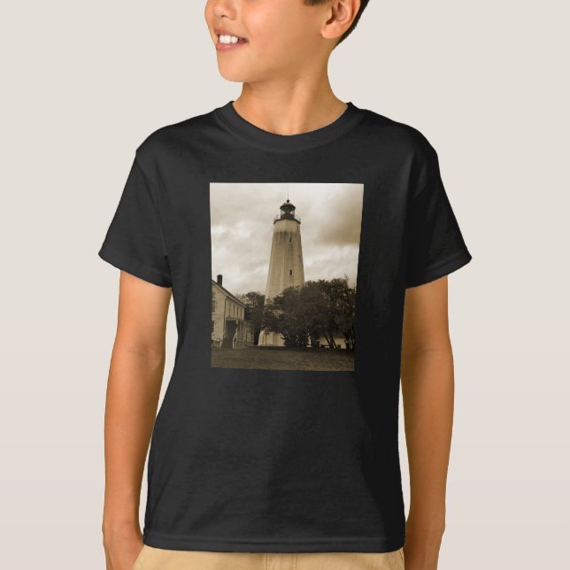 Sandy Hook Lighthouse  T-Shirt (Front)
