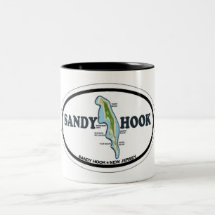Sandy Hook. Two-Tone Coffee Mug