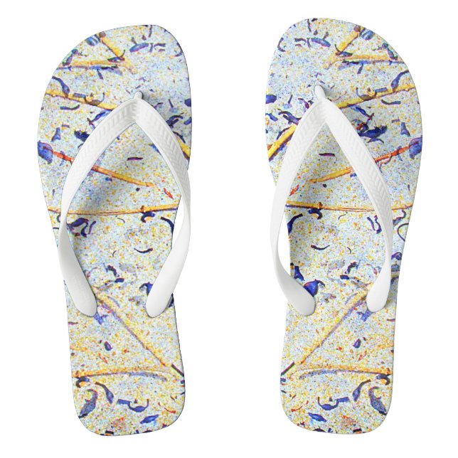 Sandy Leaves Flip Flops (Footbed)