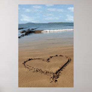 sandy love heart poster