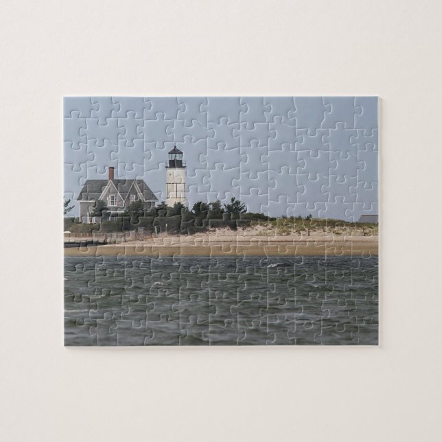Sandy Neck Lighthouse Jigsaw Puzzle (Horizontal)