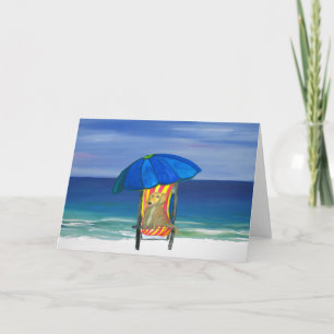 Sandy Paws Beach Dog Card