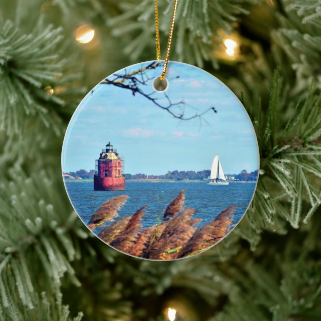 Sandy Point Shoal Lighthouse Ornament (Tree)