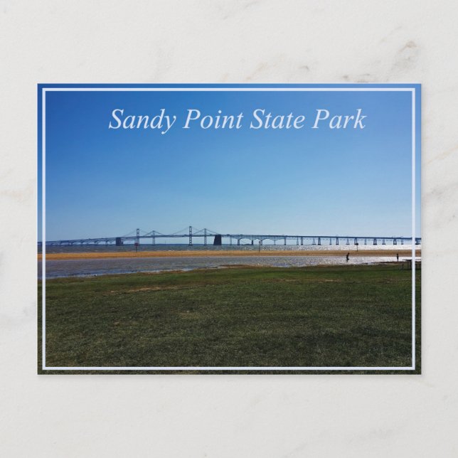 Sandy Point State Park Postcard (Front)