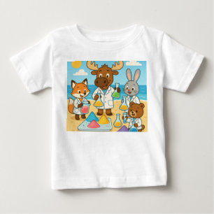Sandy Science Squad – Smart & Sunny Tee for Kids